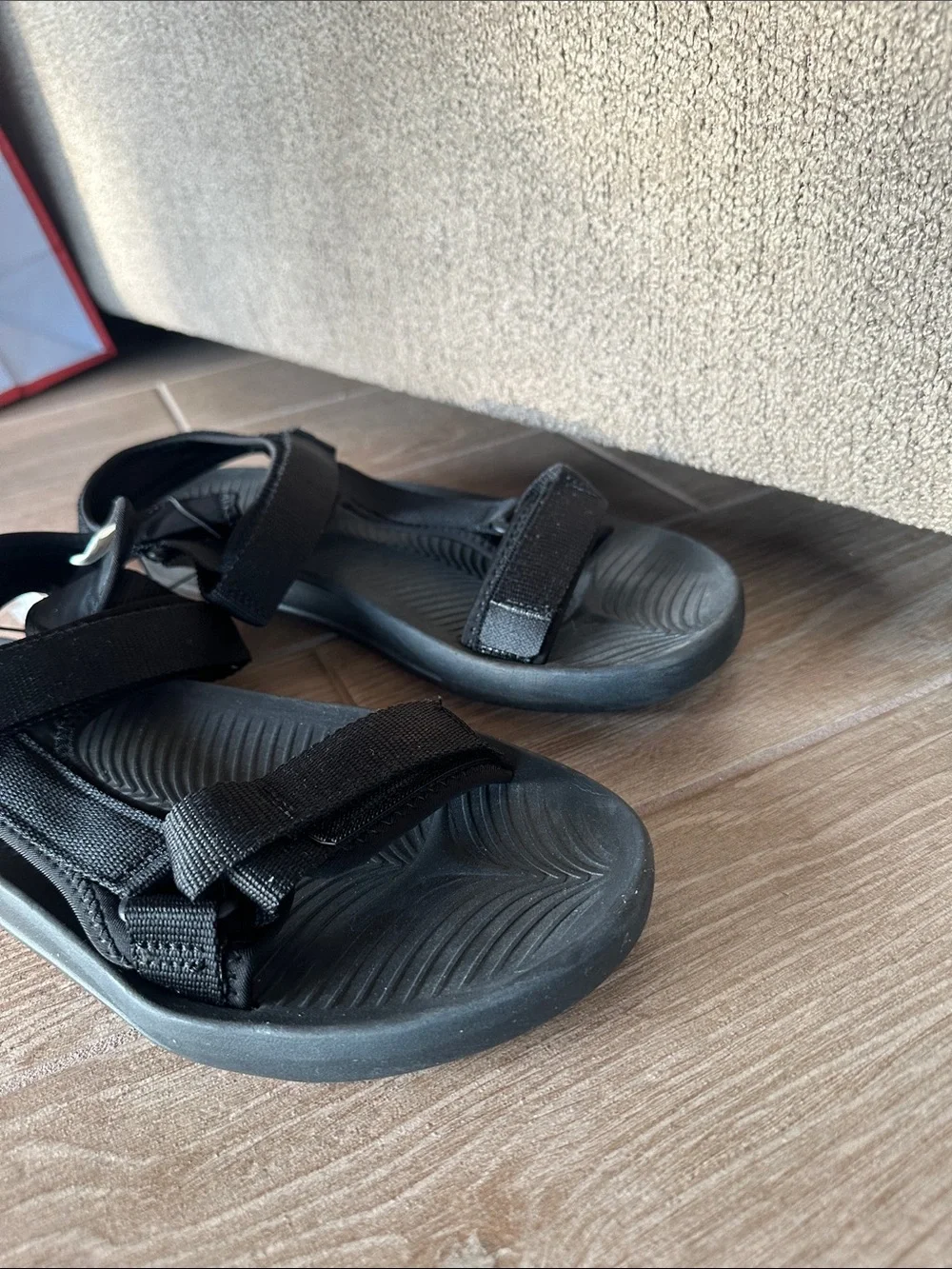 Target Black Adjustable Outdoor Sport Sandals NWT